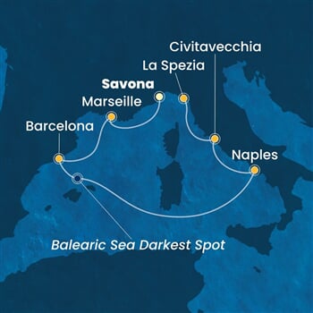 Trasa plavby CTO-SVN06A30