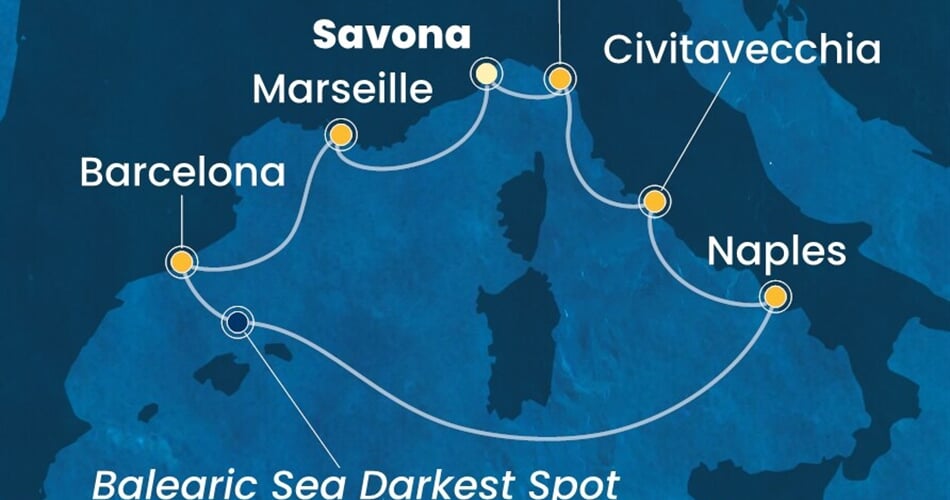 Trasa plavby CTO-SVN07A7G