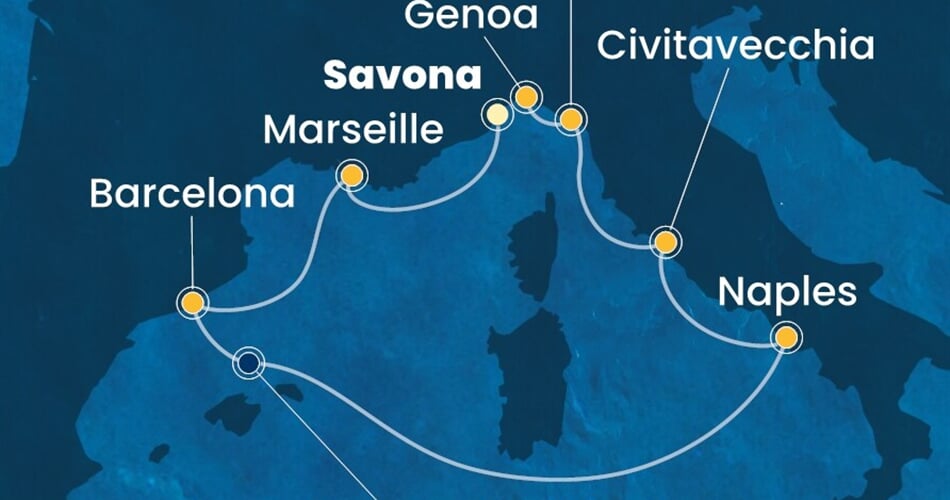 Trasa plavby CTO-SVN07A7H