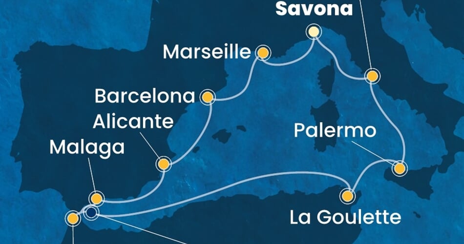 Trasa plavby CTO-SVN11A0P