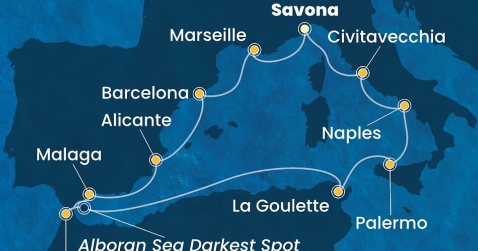 Trasa plavby CTO-SVN12A0V