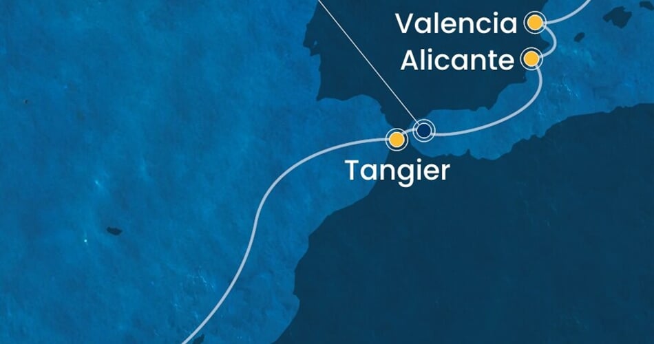 Trasa plavby CTO-TCI07A1J