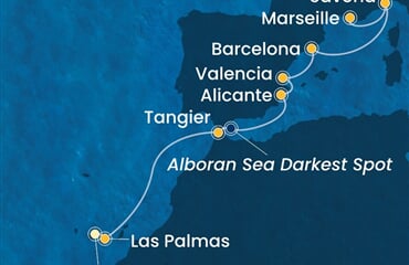 Costa Toscana - Španělsko, Maroko, Itálie, Francie (Santa Cruz de Tenerife)