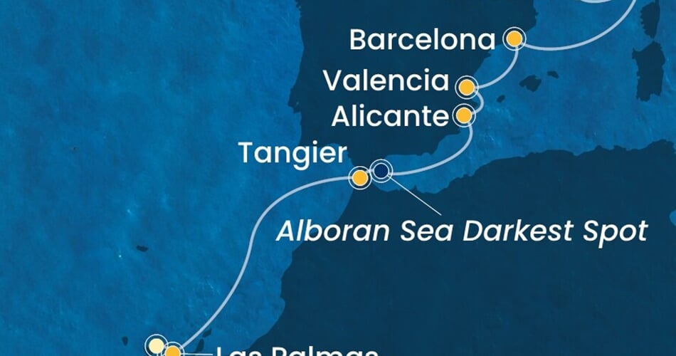 Trasa plavby CTO-TCI09A03