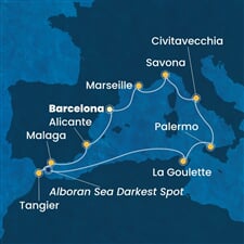 Costa Toscana - Španělsko, Maroko, Tunisko, Itálie, Francie (z Barcelony)