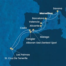 Costa Toscana - Francie, Španělsko, Maroko, Itálie (z Marseille)