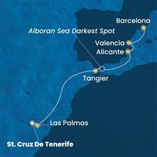 Costa Toscana - Španělsko, Maroko (Santa Cruz de Tenerife)