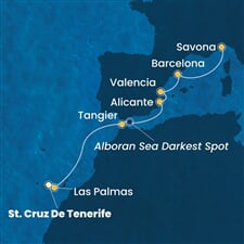 Costa Toscana - Španělsko, Maroko, Itálie (Santa Cruz de Tenerife)