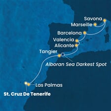 Costa Toscana - Španělsko, Maroko, Itálie, Francie (Santa Cruz de Tenerife)