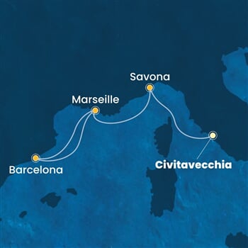 Trasa plavby CTO-CIV04A0Y