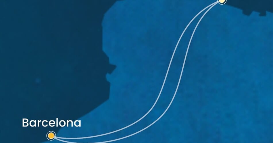 Trasa plavby CTO-MRS02A1A