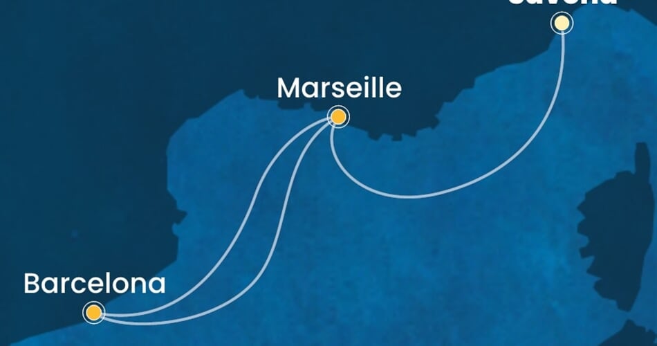 Trasa plavby CTO-SVN03A34