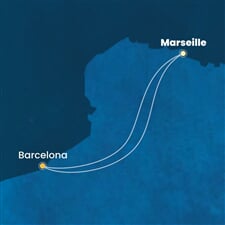 Costa Toscana - Francie, Španělsko (z Marseille)