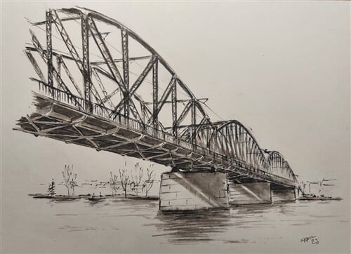 Železniční most na Výtoni, Praha