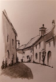 Flavigny-sur-Ozerain, Burgundsko, Francie