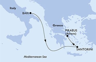 MSC Sinfonia - Itálie, Řecko (Bari)