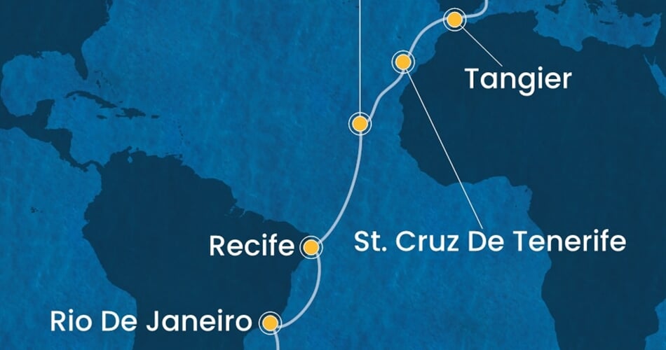 Trasa plavby CFA-BUE18A0A