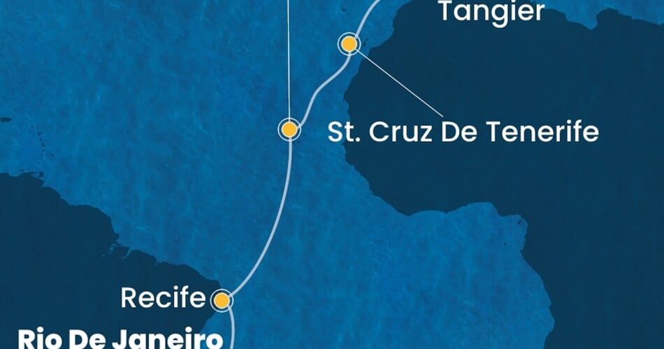 Trasa plavby CFA-RIO15A0A