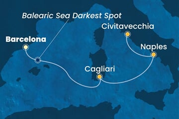 Costa Smeralda - Španělsko, Itálie (z Barcelony)