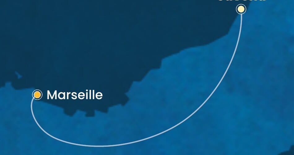 Trasa plavby CPA-SVN01A3B