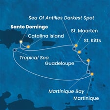 Costa Fascinosa - Dominikán.rep., Nizozemské Antily (Santo Domingo)