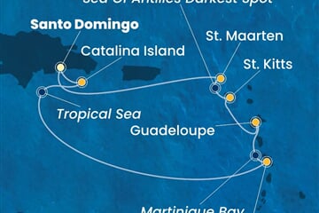 Costa Fascinosa - Dominikán.rep., Nizozemské Antily (Santo Domingo)