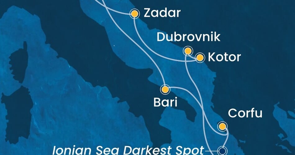 Trasa plavby CDE-PMA07A20