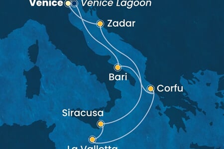 Costa Deliziosa - Itálie, Řecko, Malta, Chorvatsko (z Benátek)