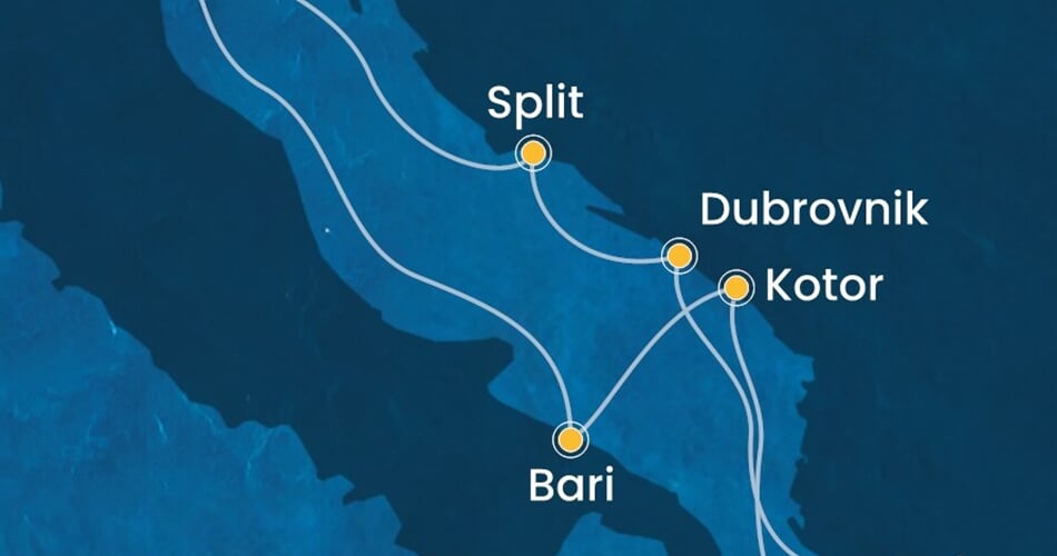 Trasa plavby CDE-PMA07A26