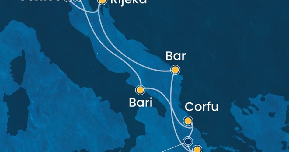 Trasa plavby CDE-PMA07A2A