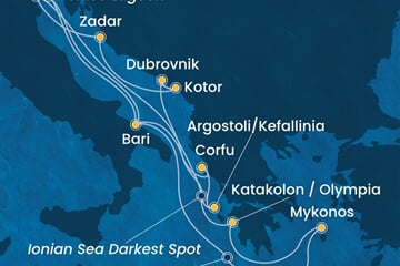 Costa Deliziosa - Itálie, Řecko, Černá Hora, Chorvatsko (z Benátek)