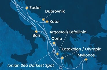 Costa Deliziosa - Itálie, Řecko, Černá Hora, Chorvatsko (z Benátek)