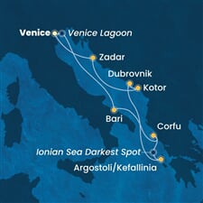 Costa Deliziosa - Itálie, Řecko, Černá Hora, Chorvatsko (z Benátek)