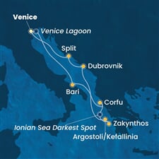 Costa Deliziosa - Itálie, Řecko, Chorvatsko (z Benátek)
