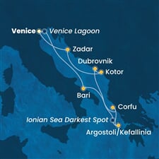 Costa Deliziosa - Itálie, Řecko, Černá Hora, Chorvatsko (z Benátek)