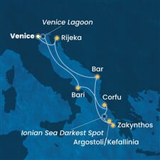 Costa Deliziosa - Itálie, Řecko, Černá Hora, Chorvatsko (z Benátek)