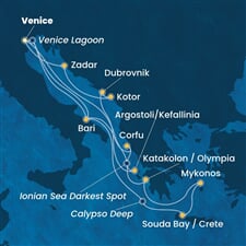 Costa Deliziosa - Itálie, Řecko, Černá Hora, Chorvatsko (z Benátek)