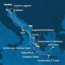 Costa Deliziosa - Itálie, Řecko, Černá Hora, Chorvatsko (z Benátek)