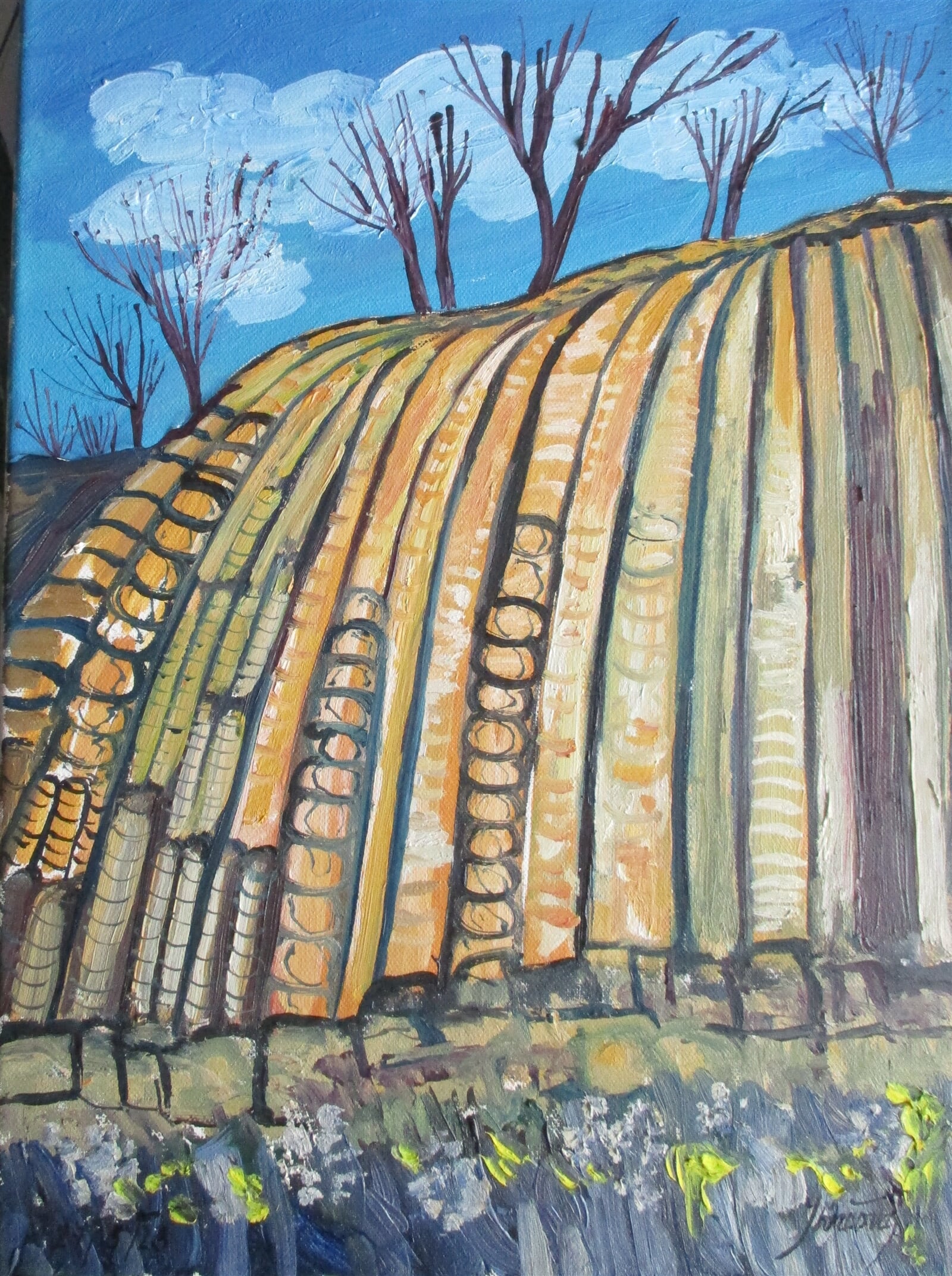 Jaroslava Jáněová: Konojedské kamenné Bochníky, 40 × 30 cm