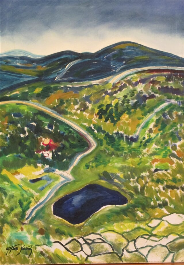 Malý Staw (Malé jezero) na polské straně Krkonoš