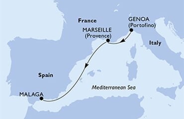 MSC Opera - Itálie, Francie, Španělsko (z Janova)