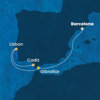 Trasa plavby CDI-BCN05A1F