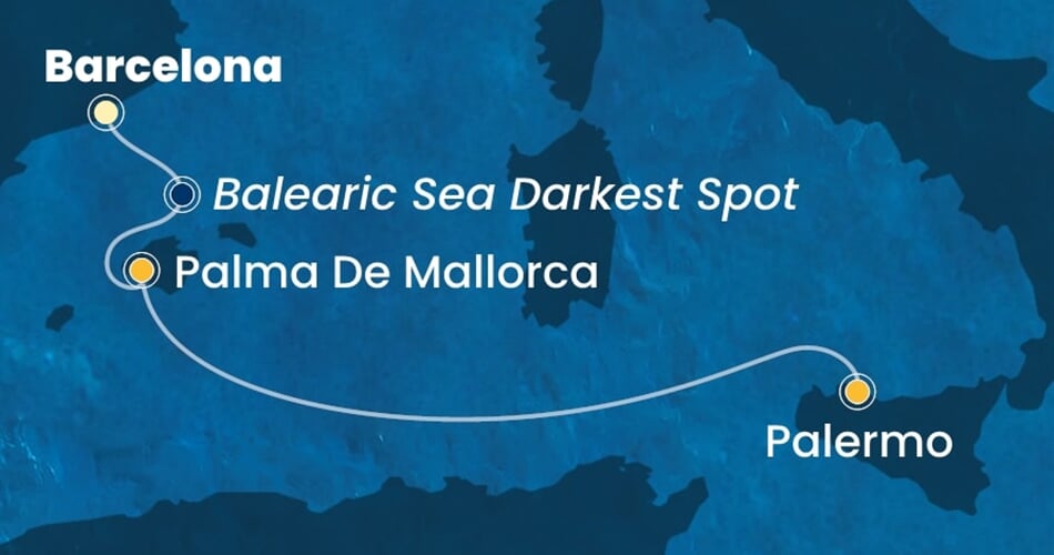 Trasa plavby CSM-BCN03A3P