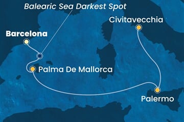 Costa Smeralda - Španělsko, Itálie (z Barcelony)