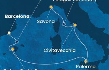 Costa Smeralda - Španělsko, Itálie (z Barcelony)