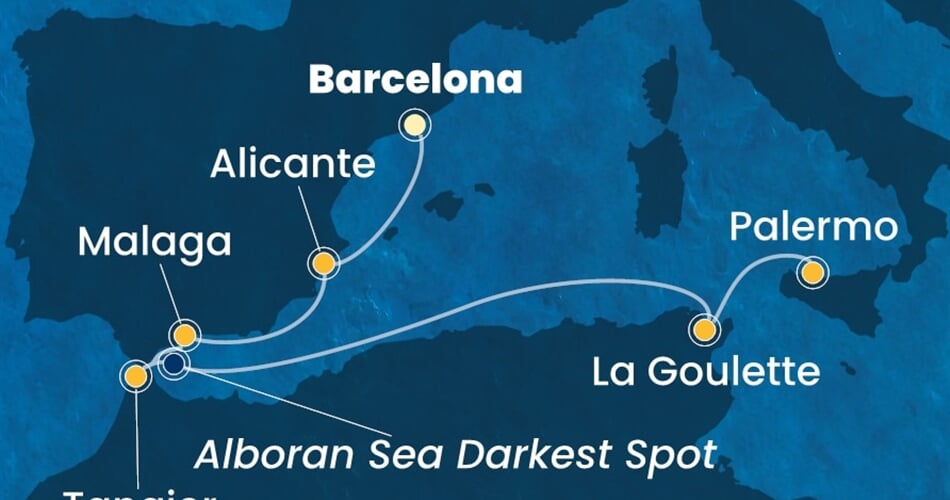 Trasa plavby CTO-BCN07A6A