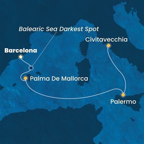 Trasa plavby CSM-BCN04A4G