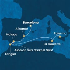 Costa Toscana - Španělsko, Maroko, Tunisko, Itálie (z Barcelony)