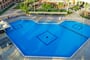 Hotel Continental Hurghada: fotografie vybavení exteriérů a interiérů ubytování.