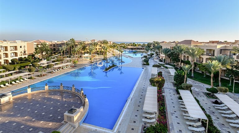 Hotel Jaz Aquamarine: fotografie vybavení exteriérů a interiérů ubytování.